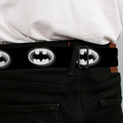 Batman Cloudy Bat Signal Seatbelt Belt