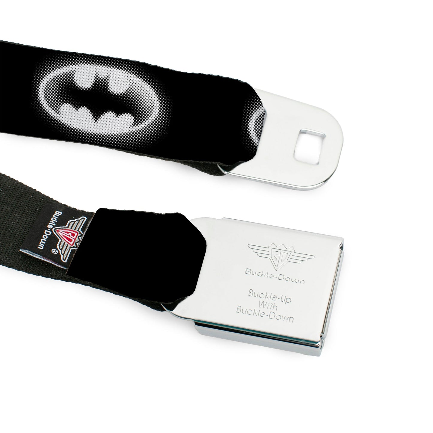 Batman Cloudy Bat Signal Seatbelt Belt
