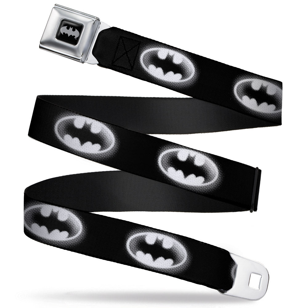 Batman Cloudy Bat Signal Seatbelt Belt