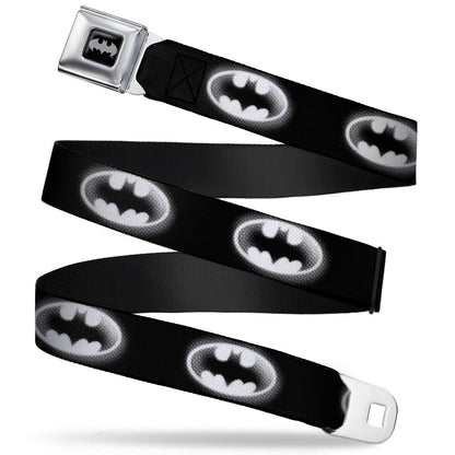 Batman Cloudy Bat Signal Seatbelt Belt