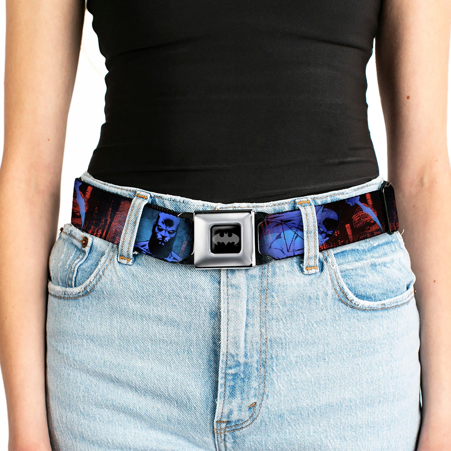 Batman Buildings Seatbelt Belt
