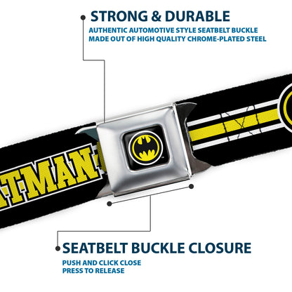 Batman Bat Signal Seatbelt Belt