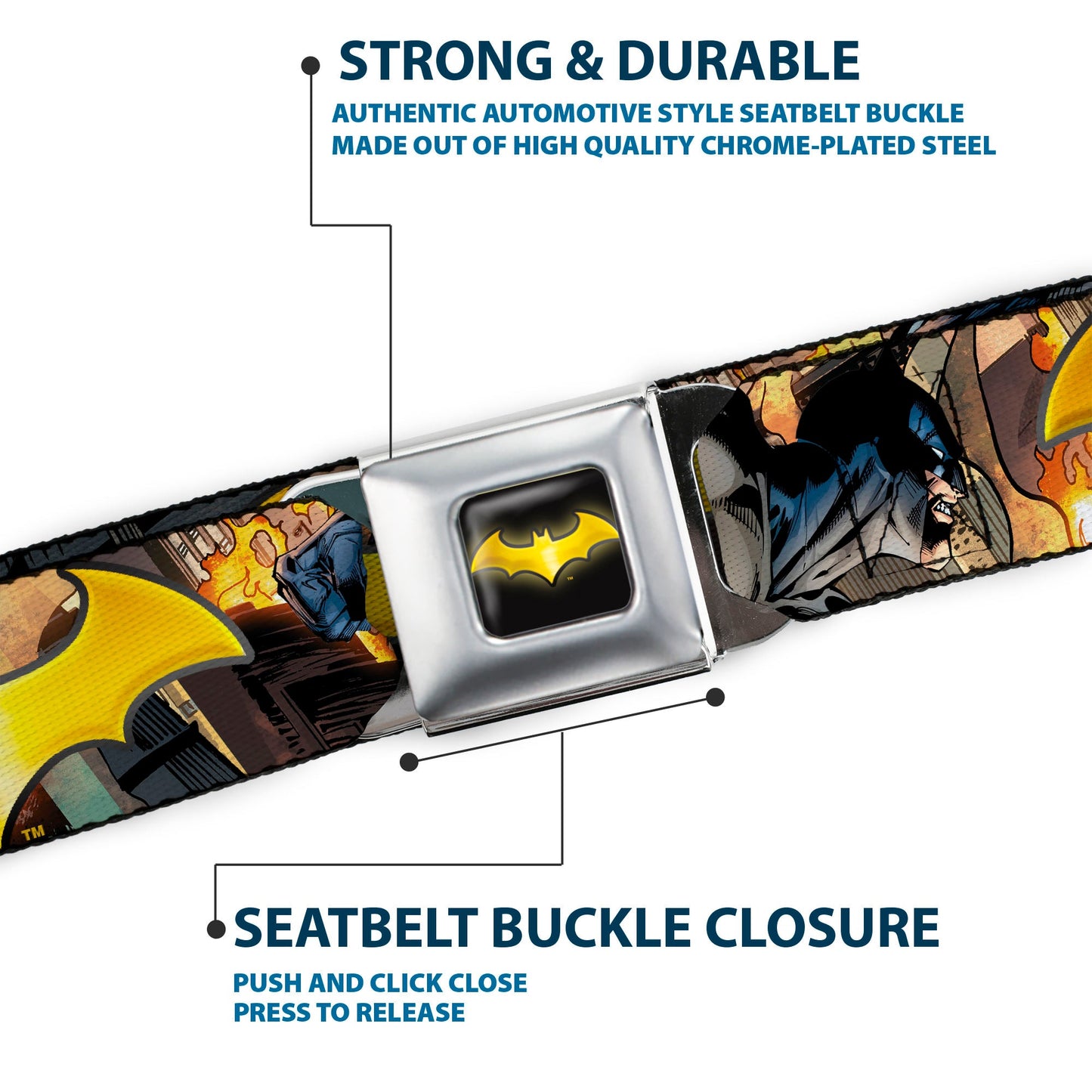 Bat Shield Urban Legend Action Seatbelt Belt