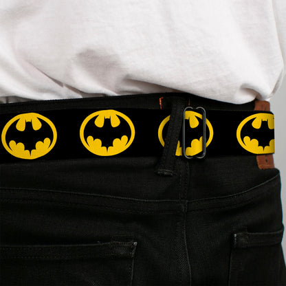 Batman 1989 Logo Full Color  Seatbelt Belt