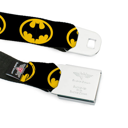 Batman 1989 Logo Full Color  Seatbelt Belt