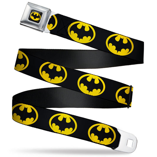 Batman 1989 Logo Full Color  Seatbelt Belt
