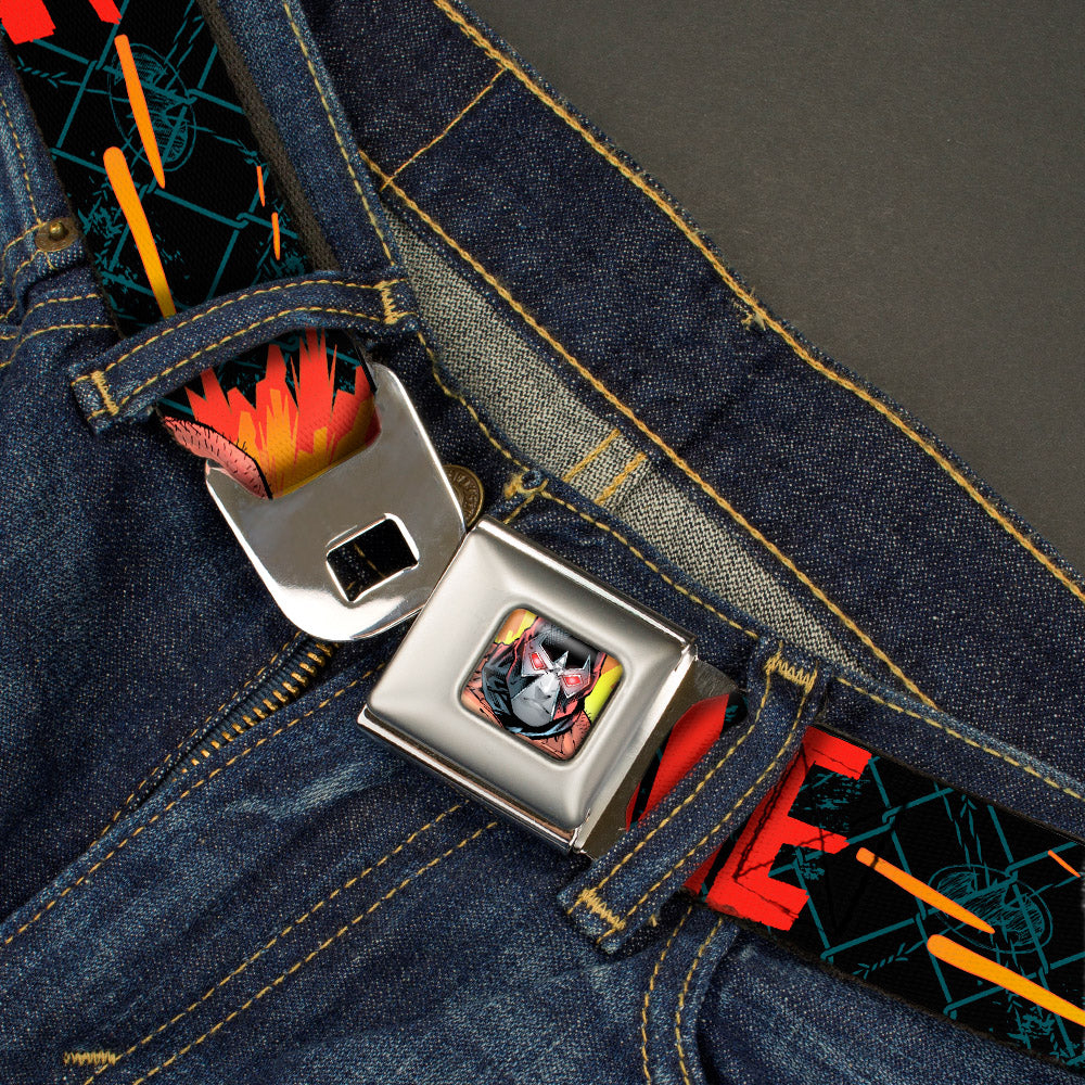 Bane Face Explosion Explosion Bat Signal Seatbelt Belt