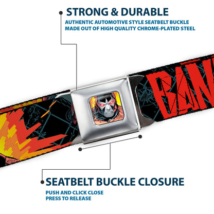Bane Face Explosion Explosion Bat Signal Seatbelt Belt