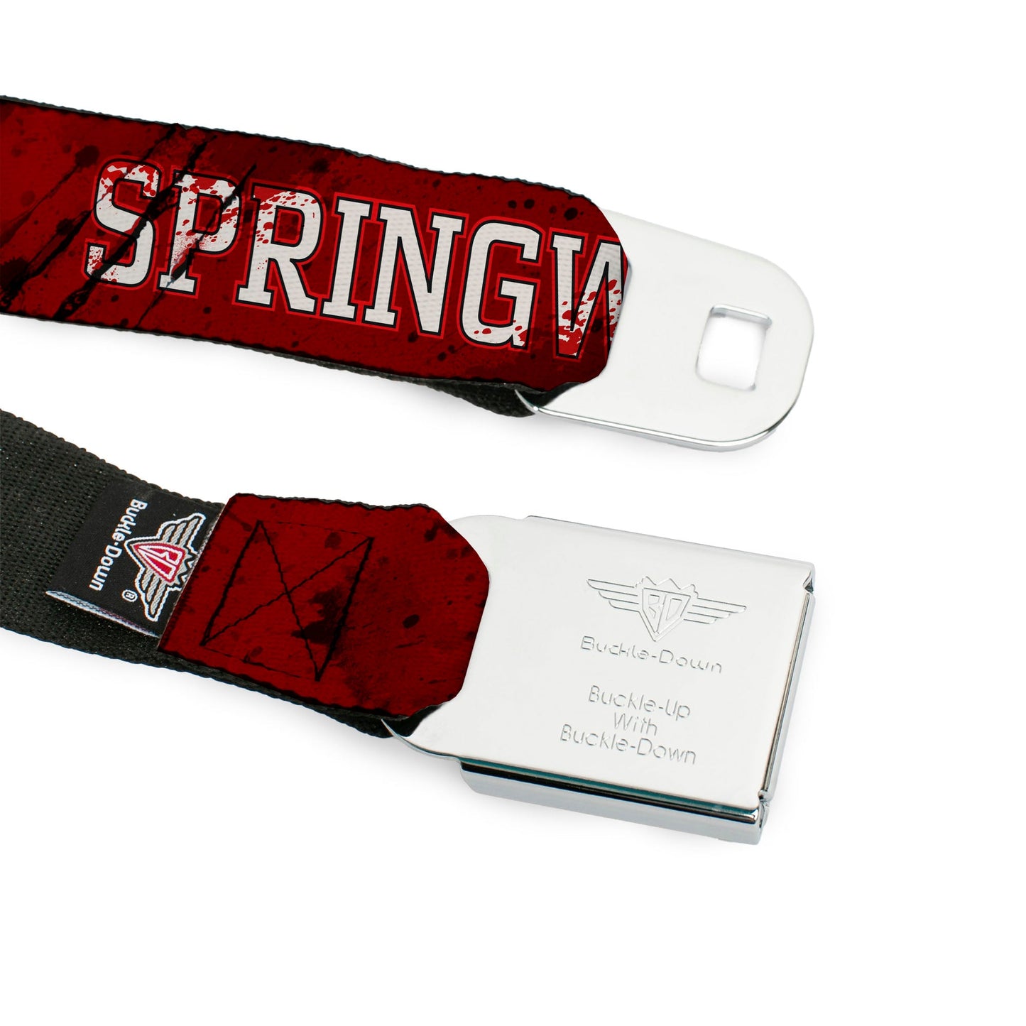 Nightmare On Elm Street Freddy's Blade Hand Blood Splatter Seatbelt Belt