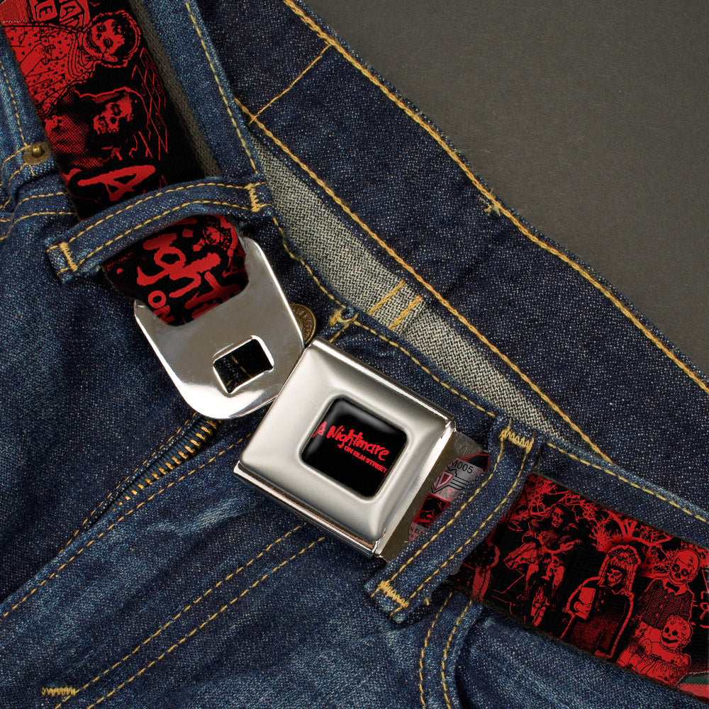Nightmare On Elm Street Freddy Pose Seatbelt Belt