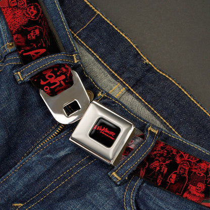 Nightmare On Elm Street Freddy Pose Seatbelt Belt