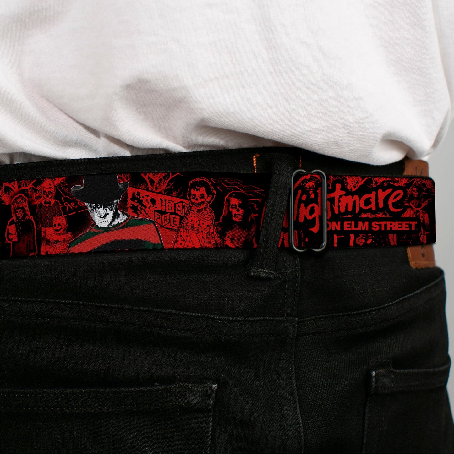 Nightmare On Elm Street Freddy Pose Seatbelt Belt