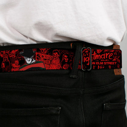 Nightmare On Elm Street Freddy Pose Seatbelt Belt