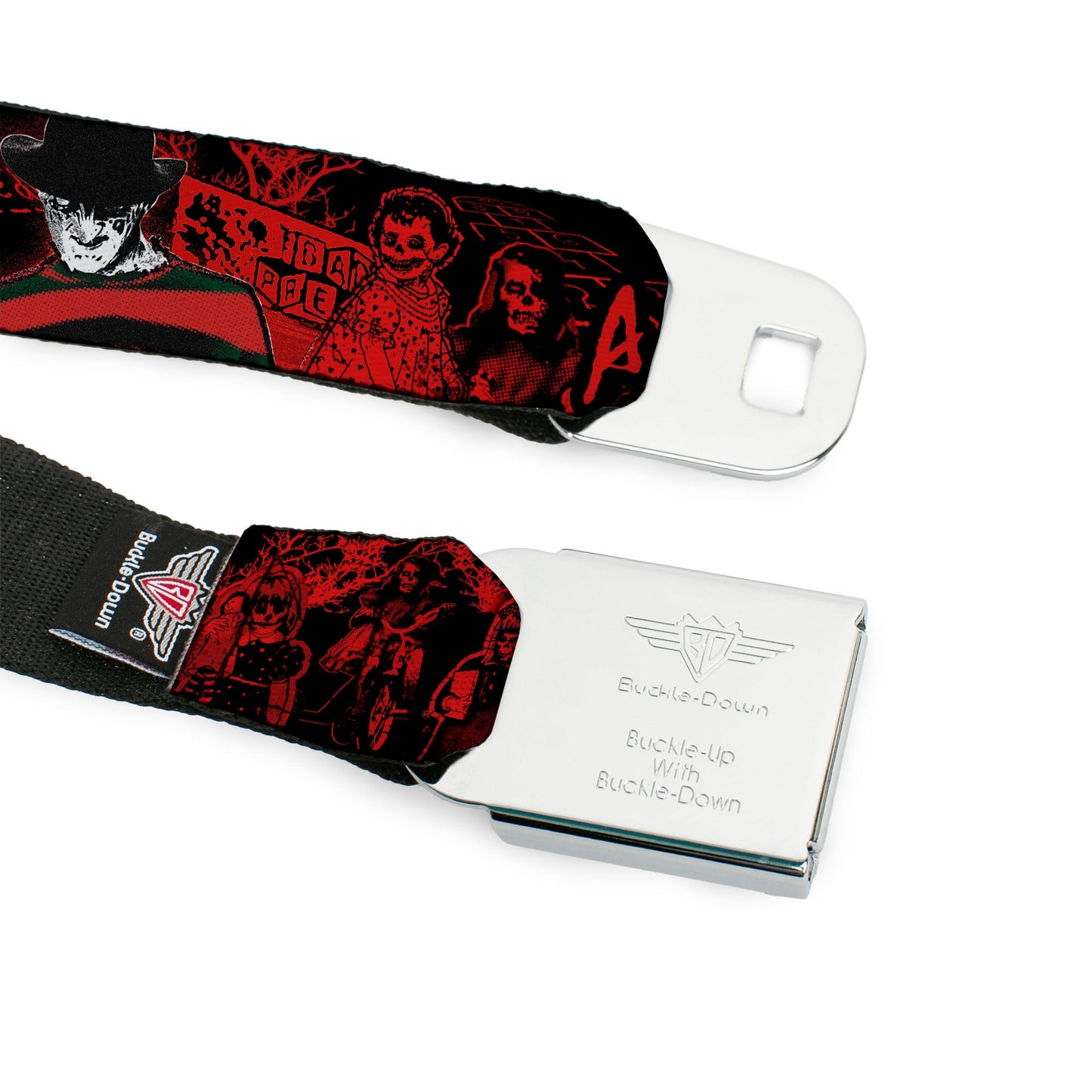 Nightmare On Elm Street Freddy Pose Seatbelt Belt