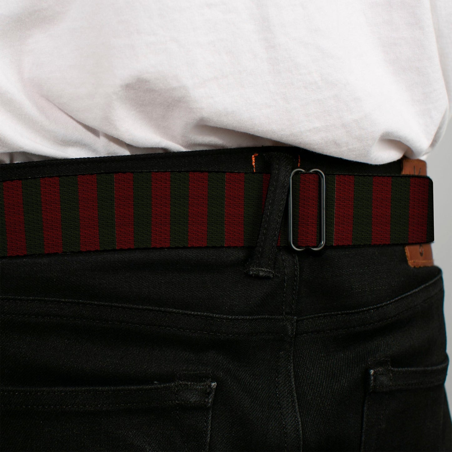 Nightmare on Elm Street Freddy Krueger Sweater Stripes Seatbelt Belt