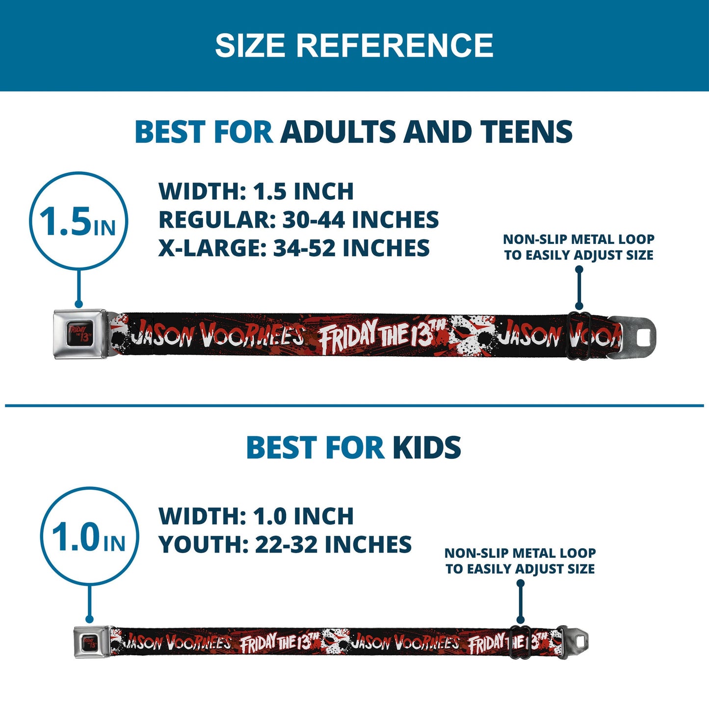 Friday The 13th Jason Voorhees Belt