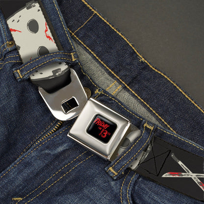 Friday The 13th Jason Voorhees Mask Seatbelt Belt
