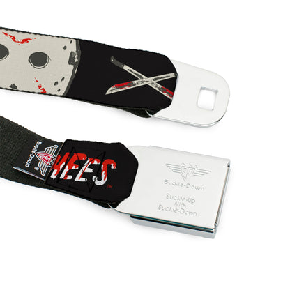 Friday The 13th Jason Voorhees Mask Seatbelt Belt