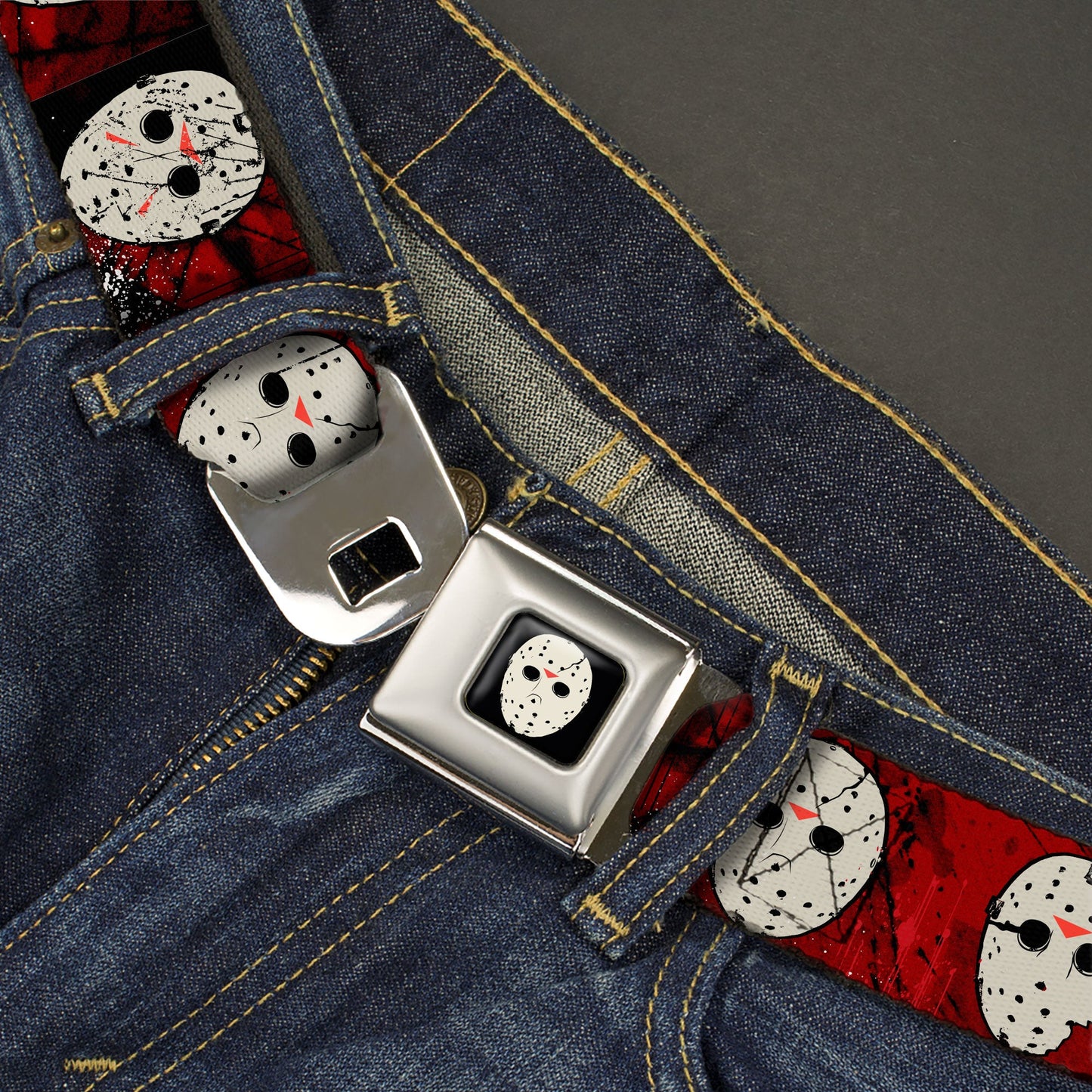 Friday the 13th Jason Voorhees Hockey Mask Belt