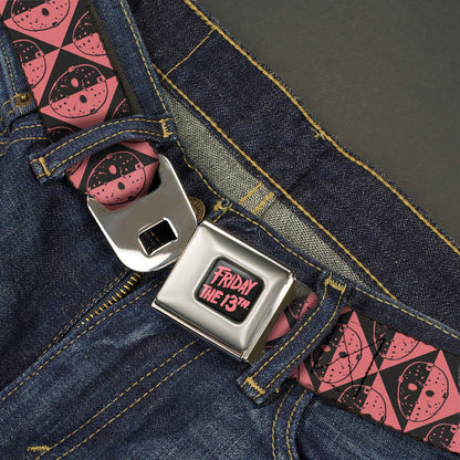 Friday The 13th Jason Voorhees Diamond Split Seatbelt Belt
