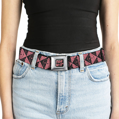 Friday The 13th Jason Voorhees Diamond Split Seatbelt Belt
