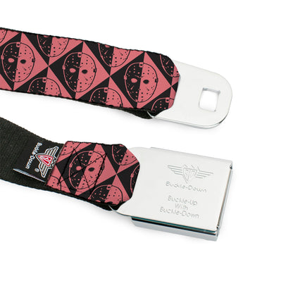 Friday The 13th Jason Voorhees Diamond Split Seatbelt Belt