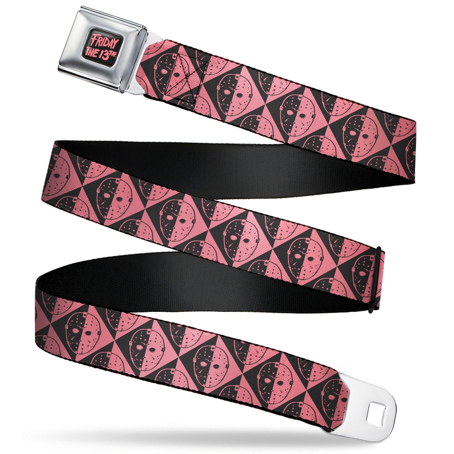 Friday The 13th Jason Voorhees Diamond Split Seatbelt Belt
