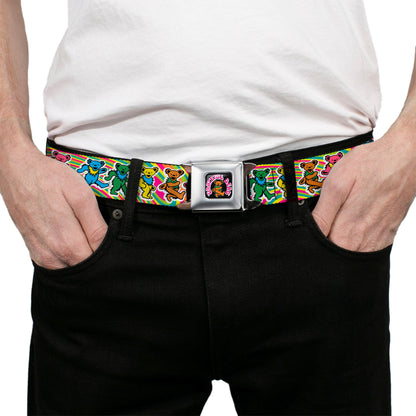 Grateful Dead Dancing Bear Seatbelt Belt
