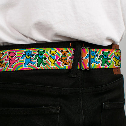 Grateful Dead Dancing Bear Seatbelt Belt