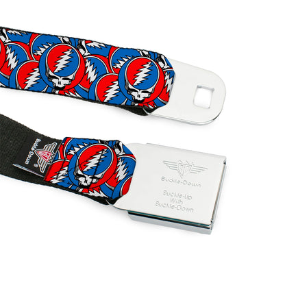 Grateful Dead Steal Your Face Logo Seatbelt Belt