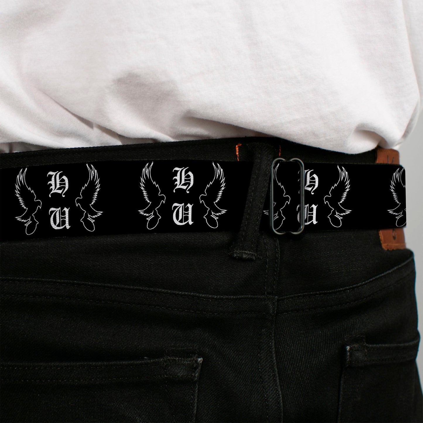 Hollywood Undead HU Shatter Dove & Grenade Seatbelt Belt