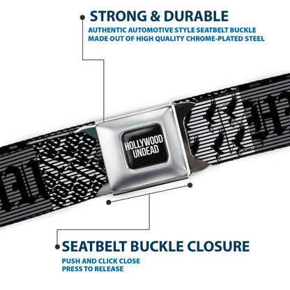 Hollywood Undead Text Logo Seatbelt Belt