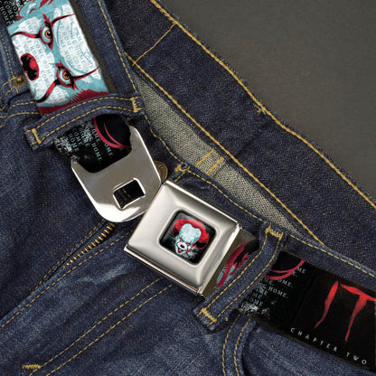 It Chapter Two Pennywise Face Full Seatbelt Belt