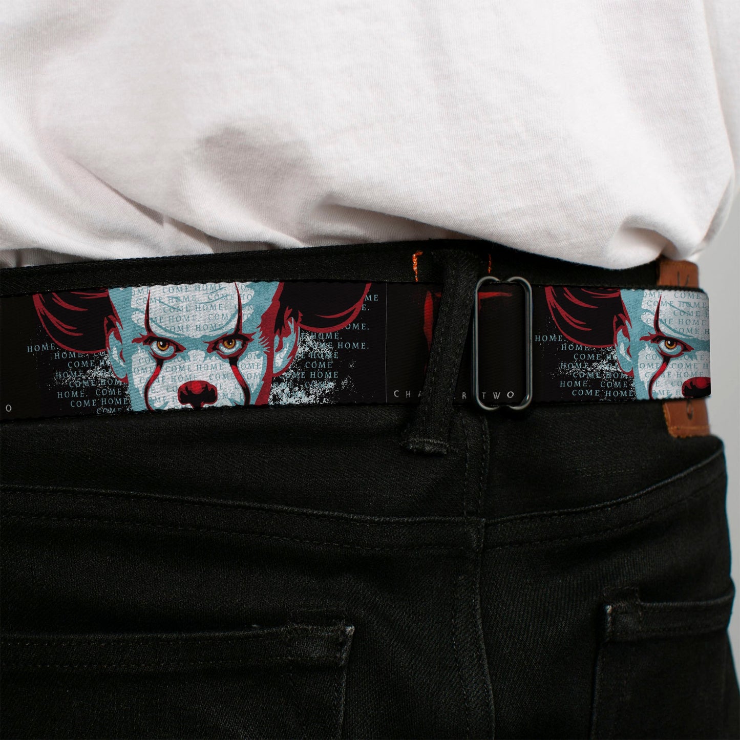 It Chapter Two Pennywise Face Full Seatbelt Belt