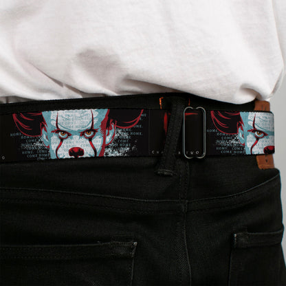 It Chapter Two Pennywise Face Full Seatbelt Belt