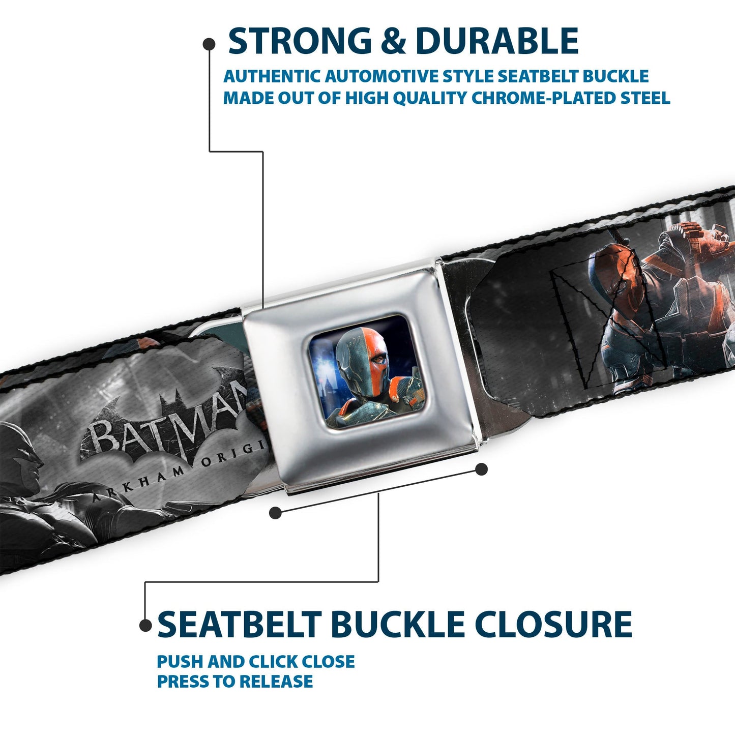 Batman Arkham Origins Deathstroke Arkham Origins Seatbelt Belt