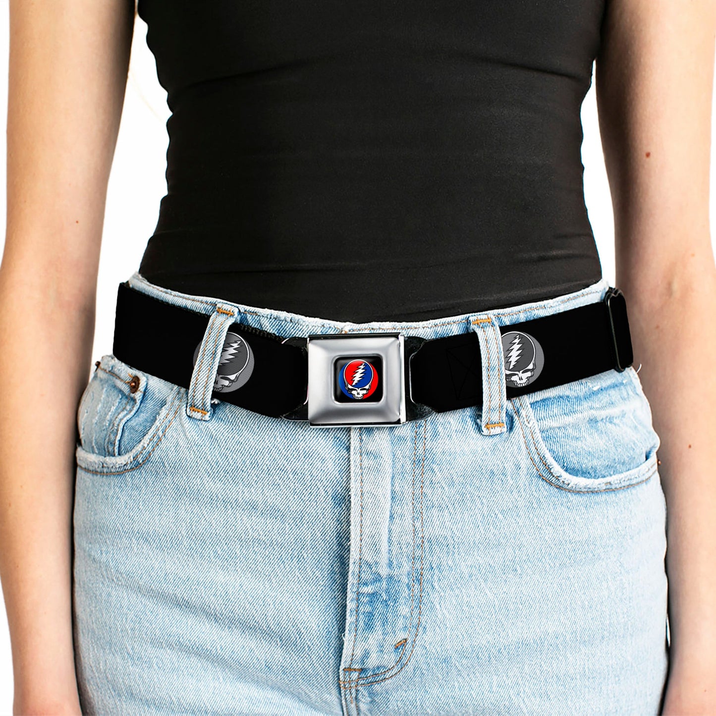 Grateful Dead Steal Your Face Seatbelt Belt