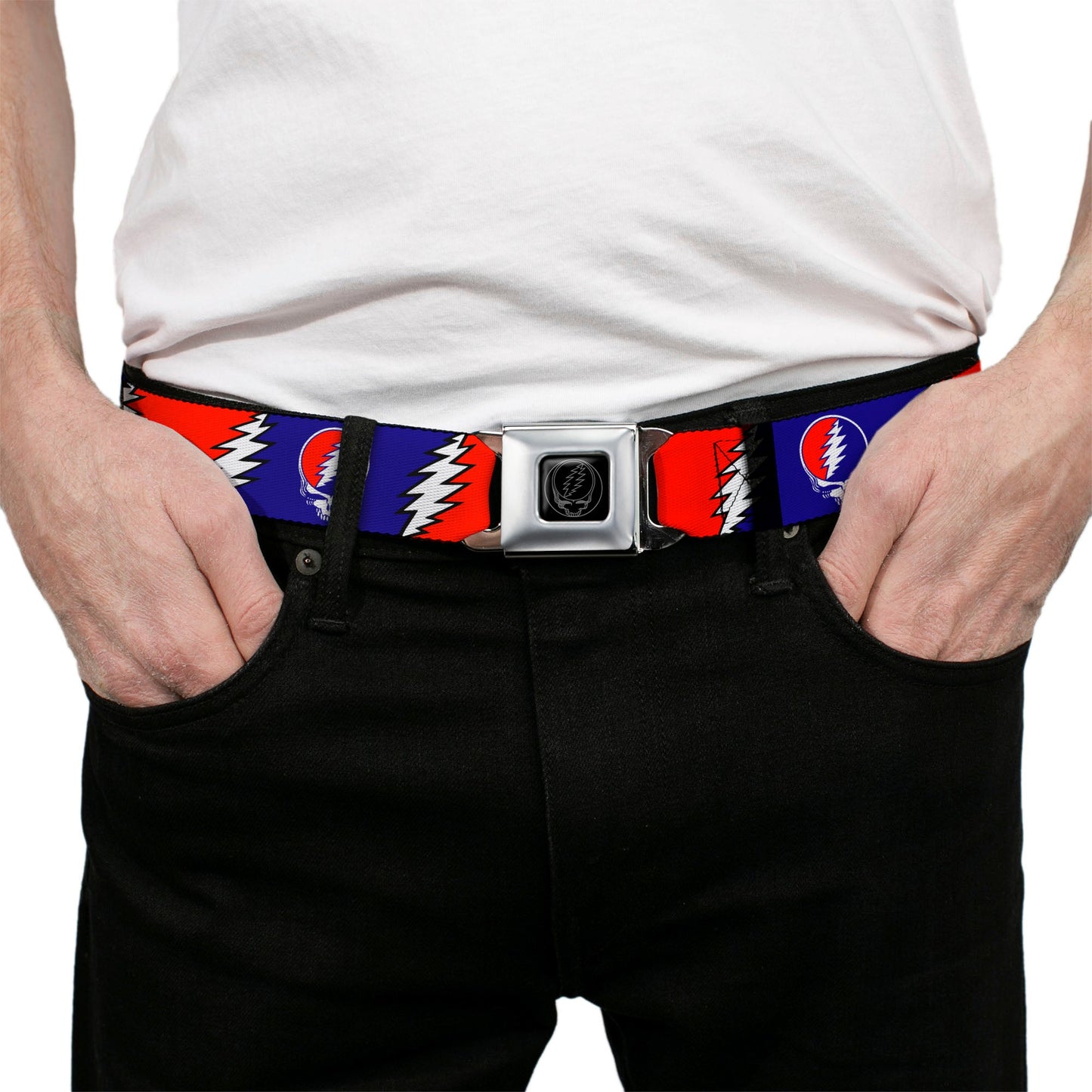 Grateful Dead Steal Your Face Seatbelt Belt