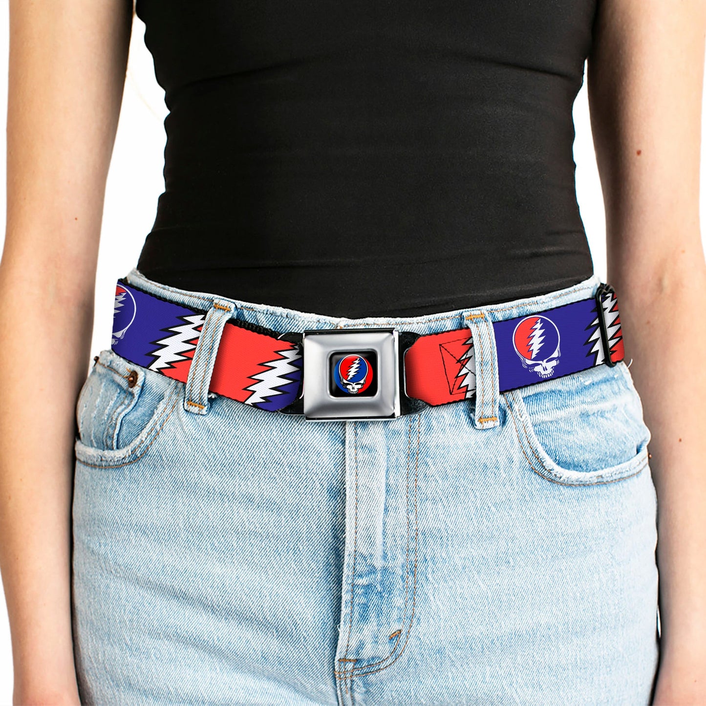 Grateful Dead Steal Your Face Seatbelt Belt