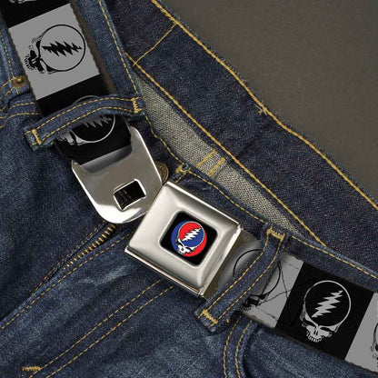 Grateful Dead Steal Your Face Blocks Seatbelt Belt