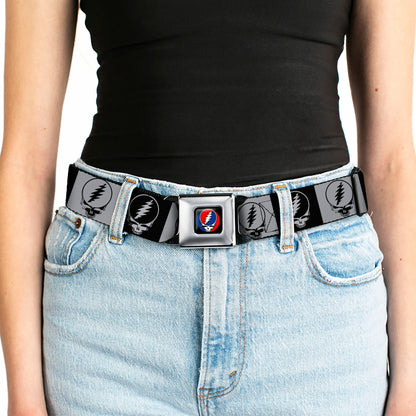 Grateful Dead Steal Your Face Blocks Seatbelt Belt