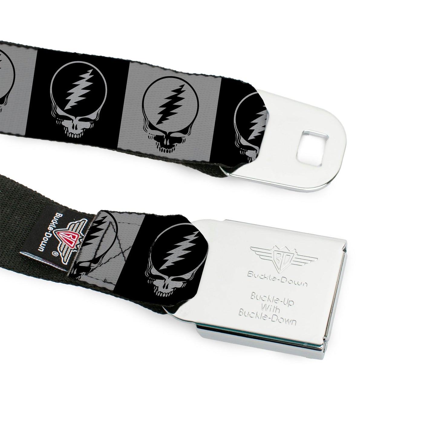 Grateful Dead Steal Your Face Blocks Seatbelt Belt