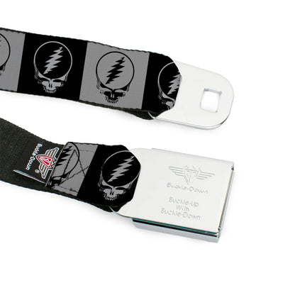 Grateful Dead Steal Your Face Blocks Seatbelt Belt