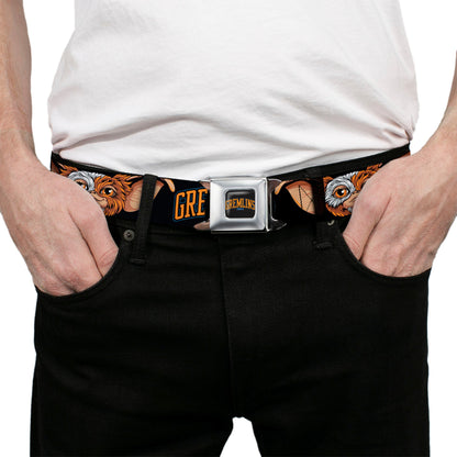 Gremlins 1984 Title Logo Seatbelt Belt