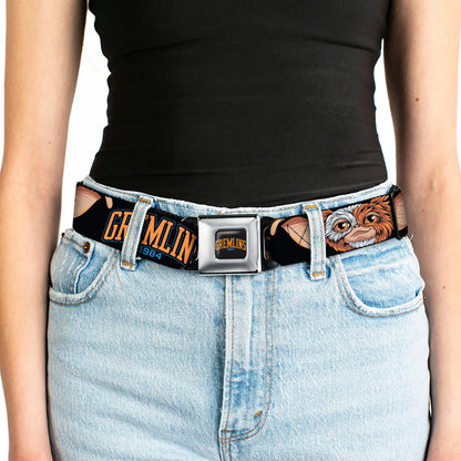 Gremlins 1984 Title Logo Seatbelt Belt