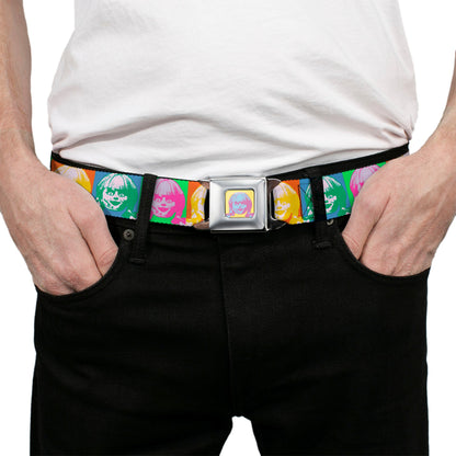 Annabelle Doll Face Pop Art Seatbelt Belt