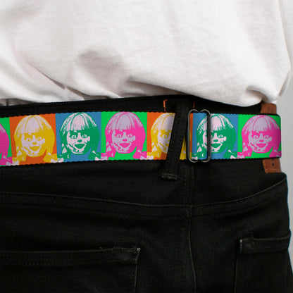 Annabelle Doll Face Pop Art Seatbelt Belt