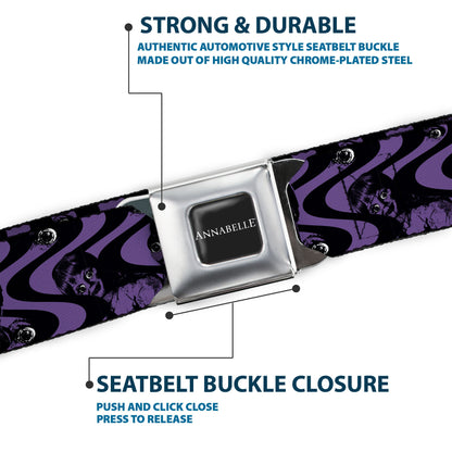 Annabelle Face and Eyeballs Seatbelt Belt
