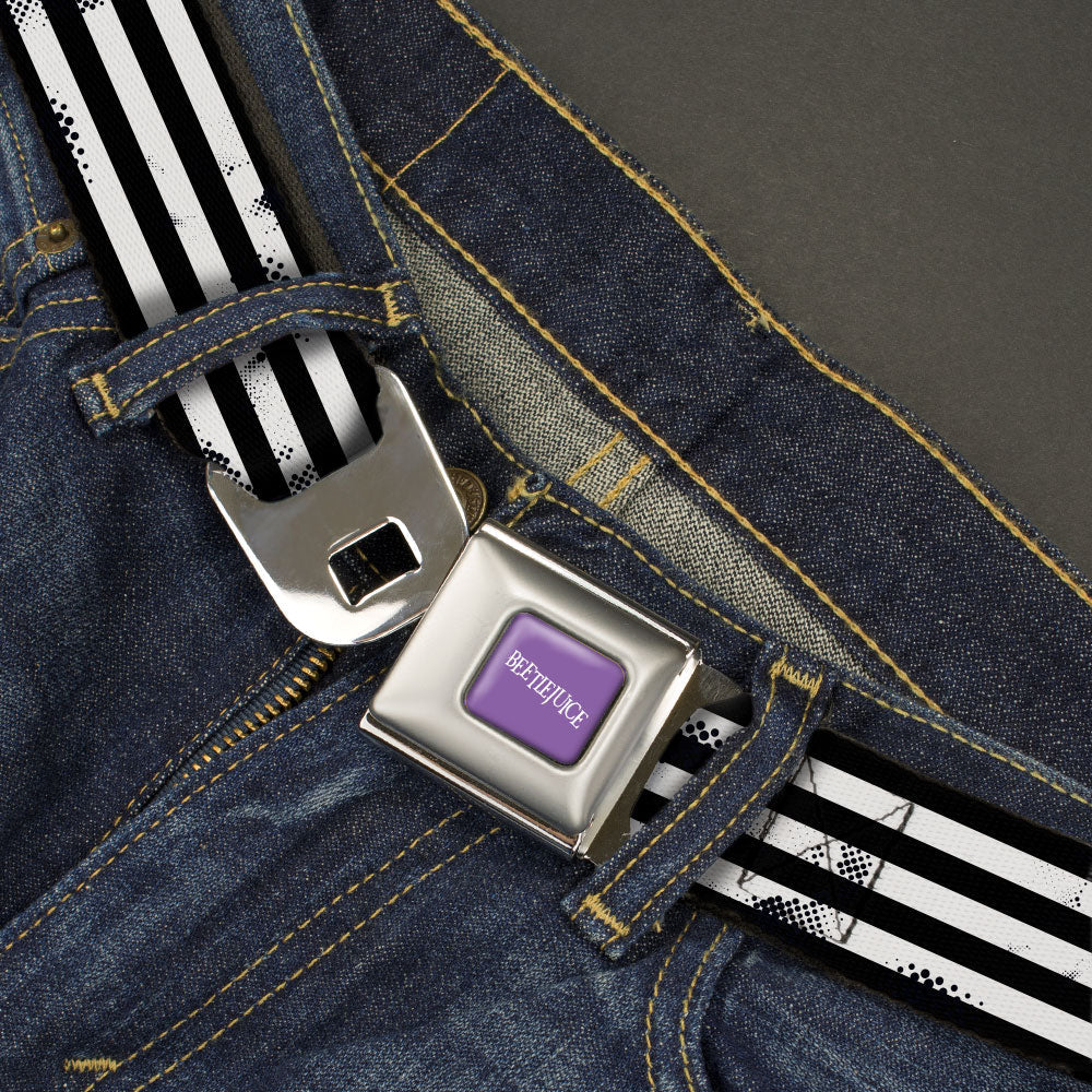 Beetlejuice Suit Striping Seatbelt Belt
