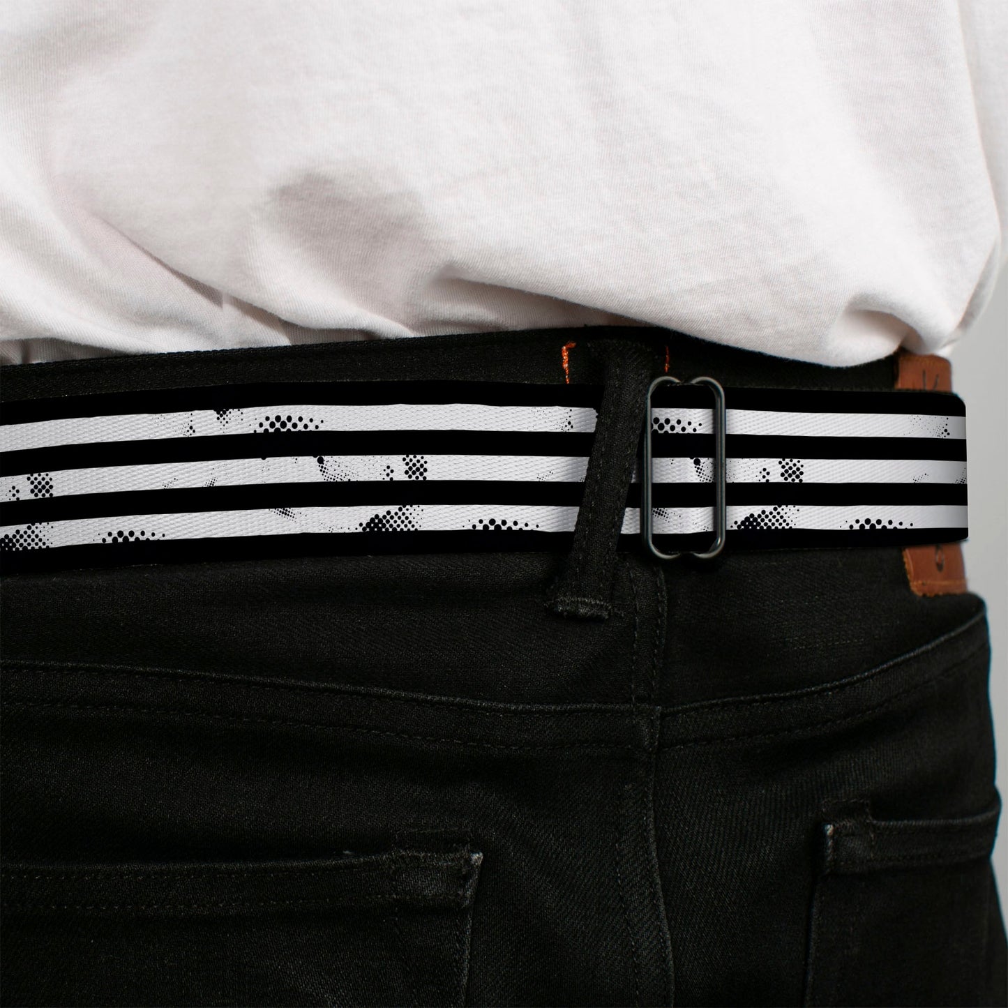 Beetlejuice Suit Striping Seatbelt Belt
